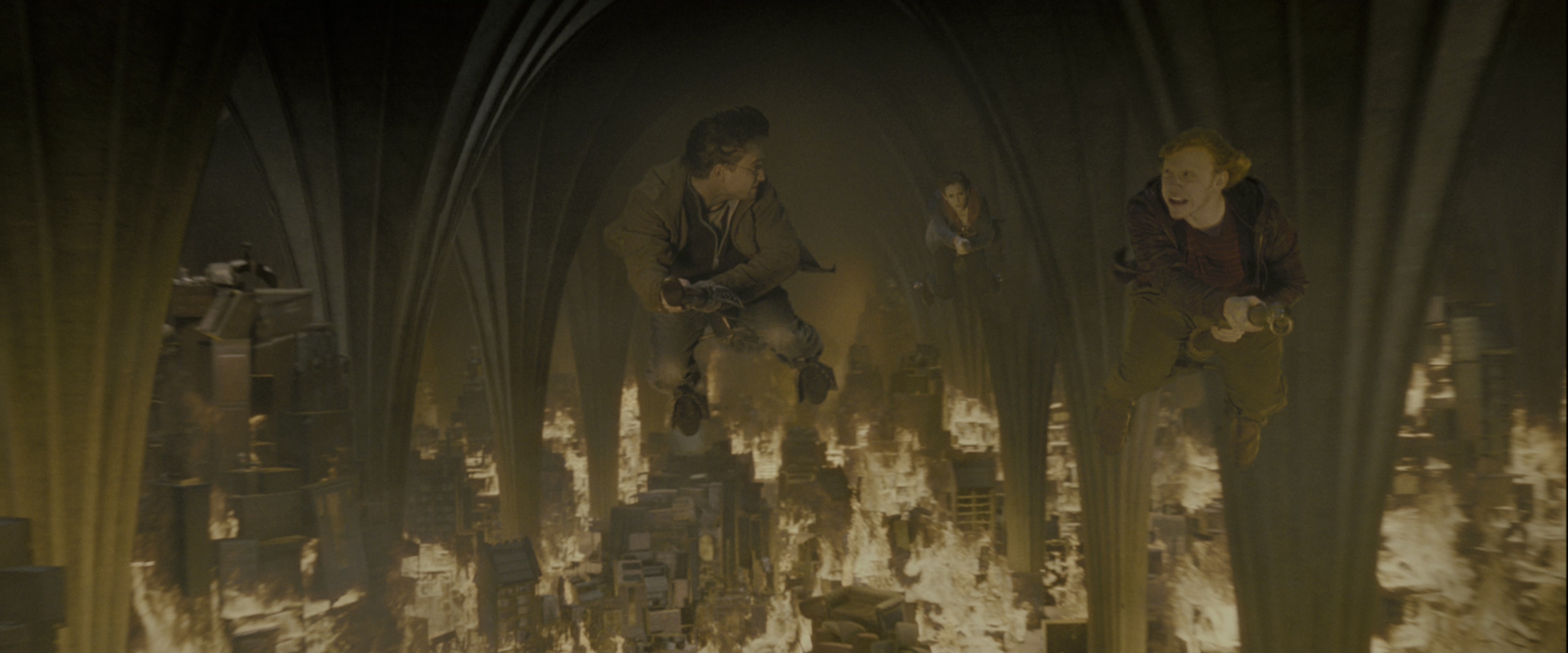 Harry Potter and the Deathly Hallows - Part 2 (2011), wide, 2.40:1 — film still