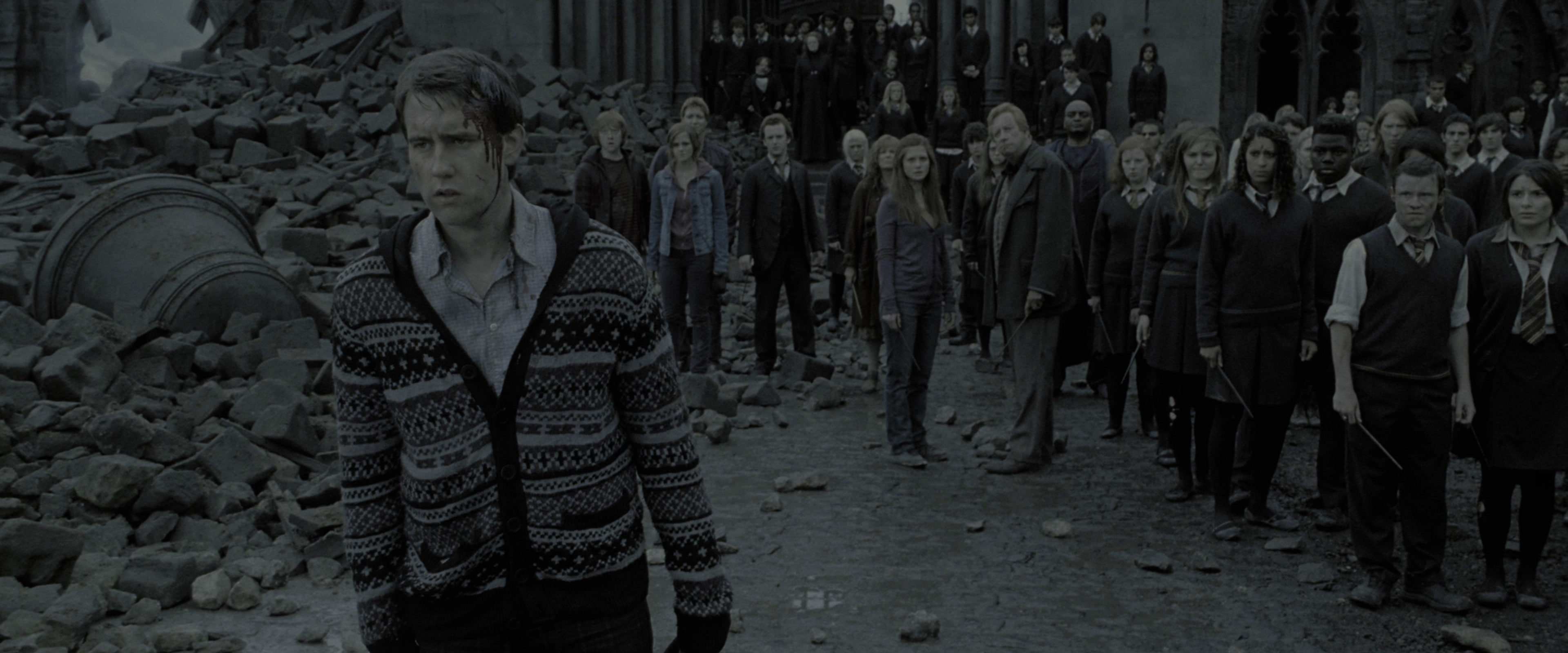 Harry Potter and the Deathly Hallows - Part 2 (2011), wide, 2.40:1 — film still