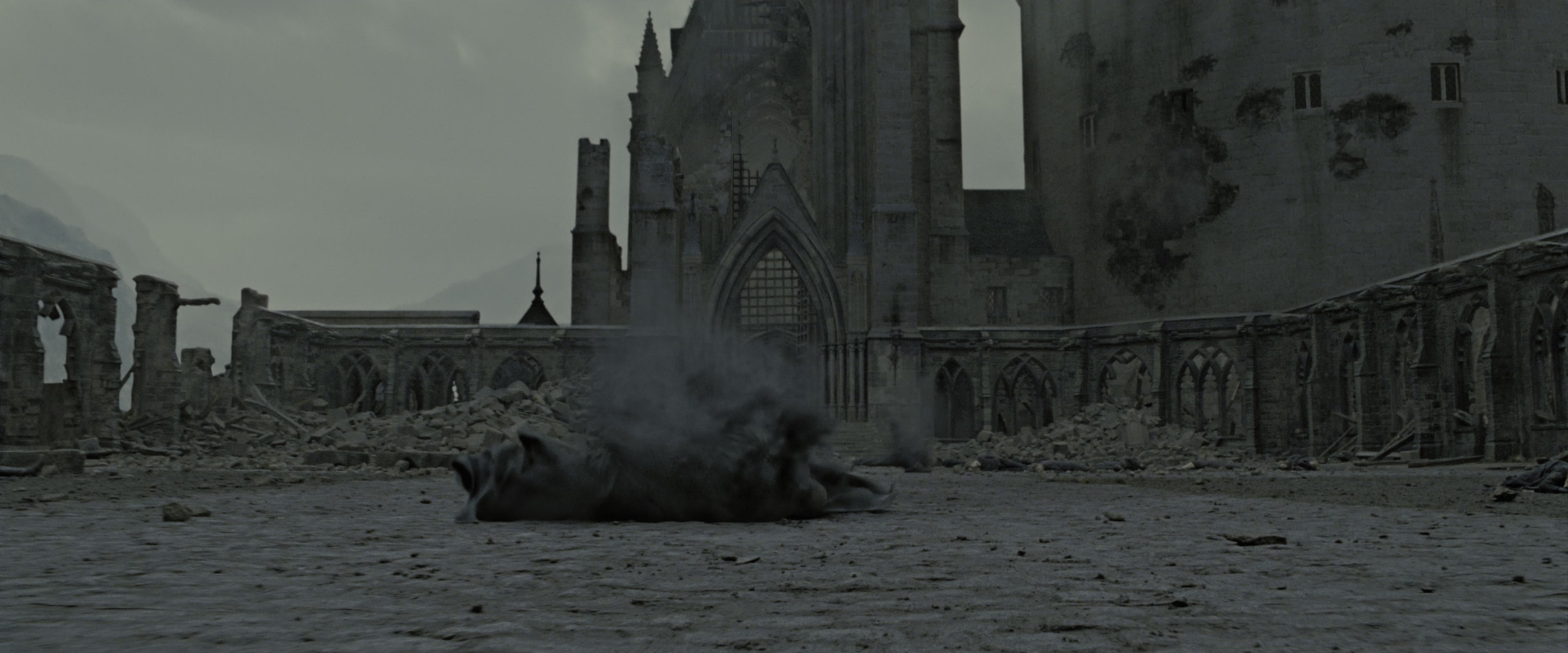 Harry Potter and the Deathly Hallows - Part 2 (2011), wide, 2.40:1 — film still