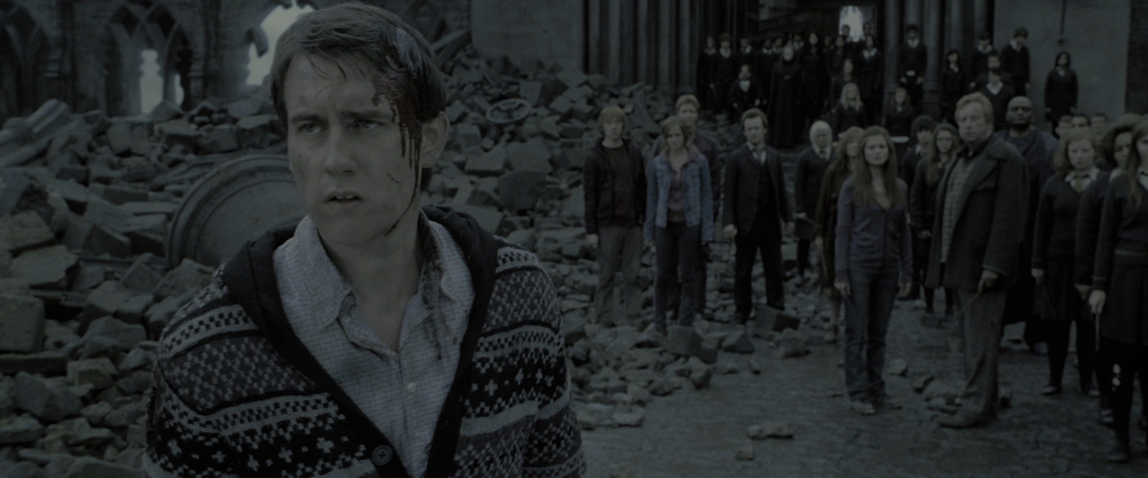 Harry Potter and the Deathly Hallows - Part 2 (2011), wide, 2.40:1 — film still