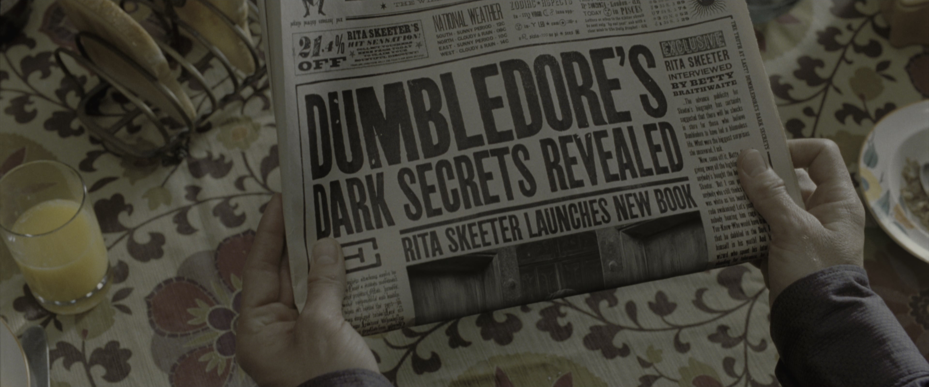 Harry Potter and the Deathly Hallows - Part 1 (2010), wide, 2.40:1 — film still
