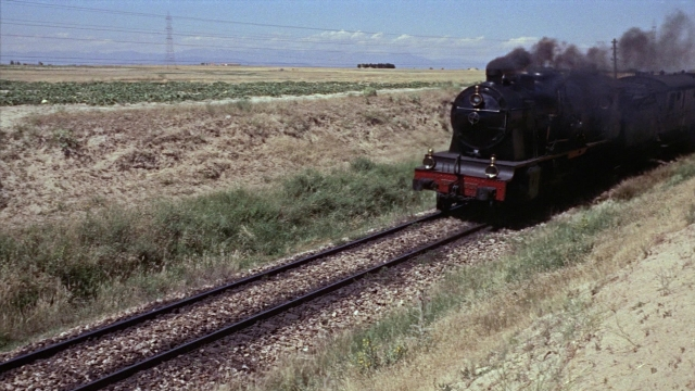 Frame from From Russia with Love — train, smoke