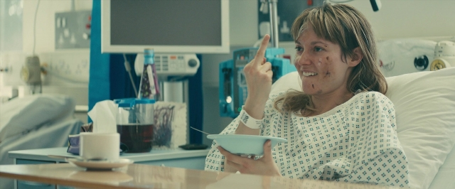 Wide shot frame from About Time — plate, table, bed