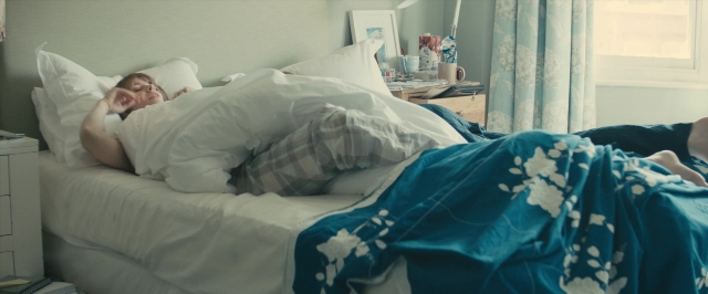 Frame from About Time — room, bed, mirror