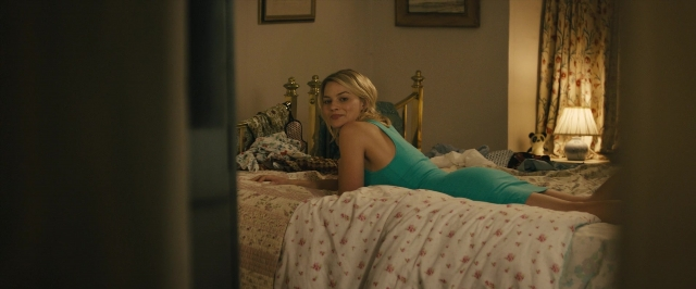 Wide shot frame from About Time — room, bed, bedroom