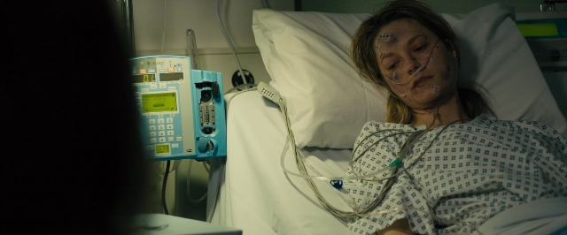 Wide shot frame from About Time — bed, face, person