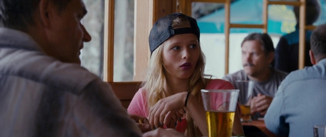 Wide shot frame from Kak menya zovut — sitting, table, dialogue