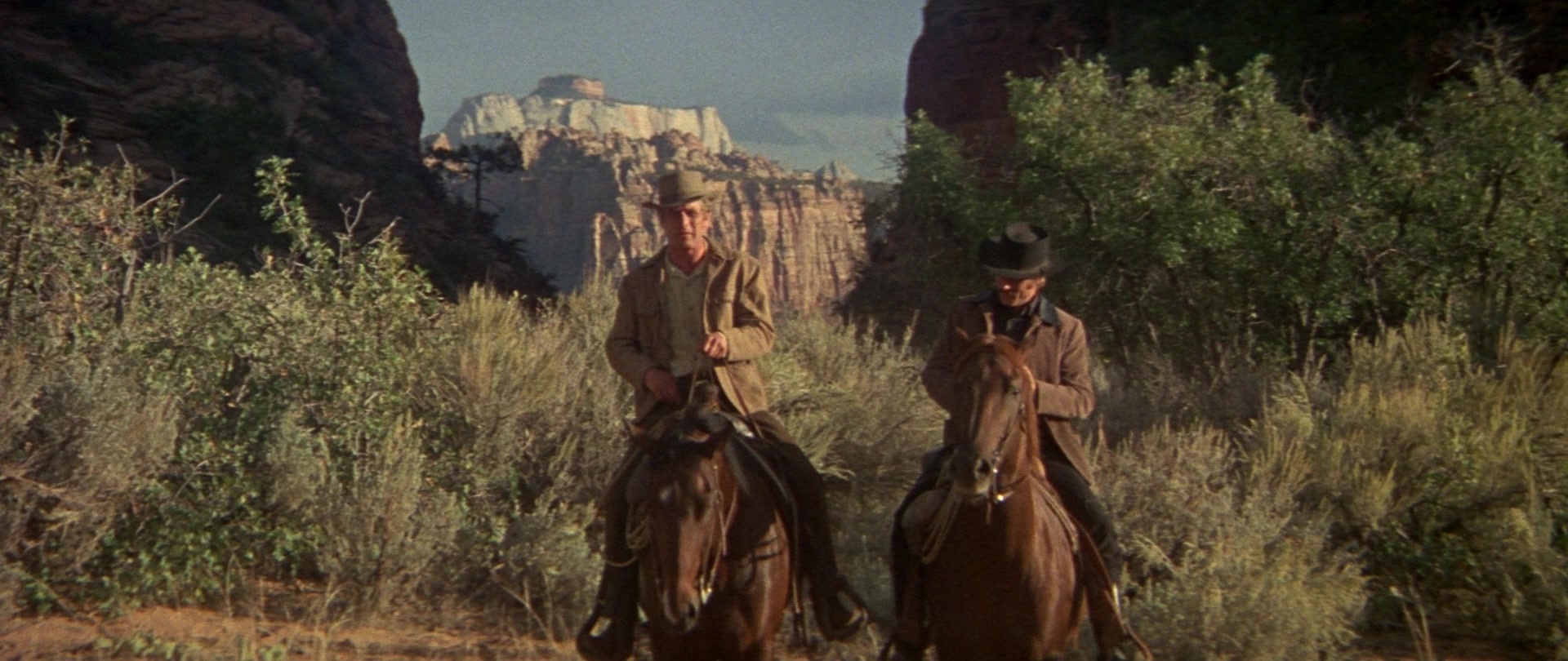 Butch Cassidy and the Sundance Kid (1969), wide, 2.37:1 — film still