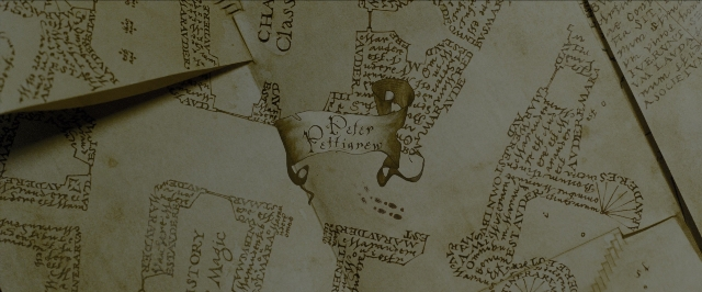 Wide shot frame from Harry Potter and the Prisoner of Azkaban — envelope