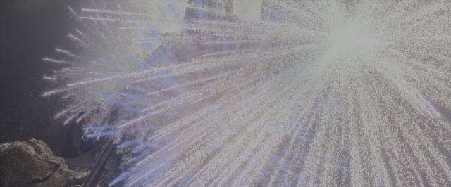 Wide shot frame from Harry Potter and the Order of the Phoenix — fountain