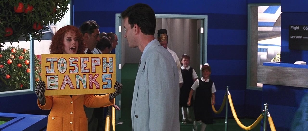 Joe Versus the Volcano (1990), wide, 2.35:1 — film still