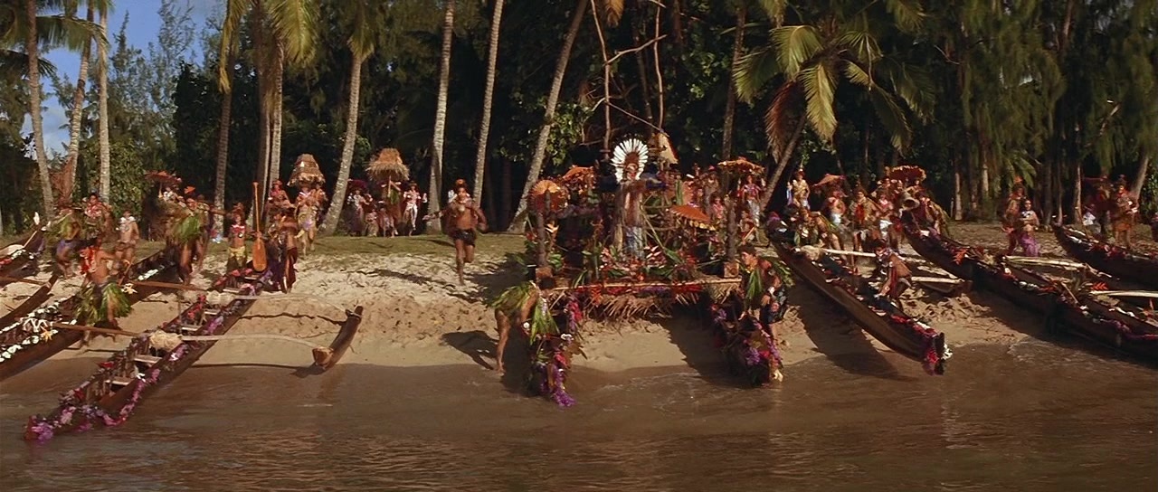Joe Versus the Volcano (1990), wide, 2.35:1 — film still