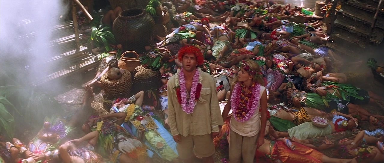 Joe Versus the Volcano (1990), wide, 2.35:1 — film still