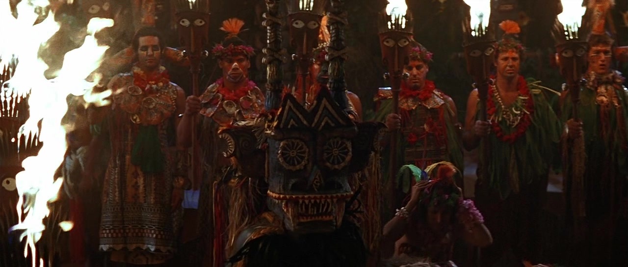 Joe Versus the Volcano (1990), wide, 2.35:1 — film still