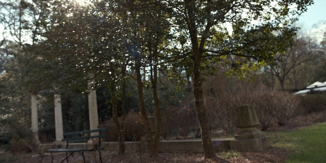 Wide shot frame from Stranger Things — chair