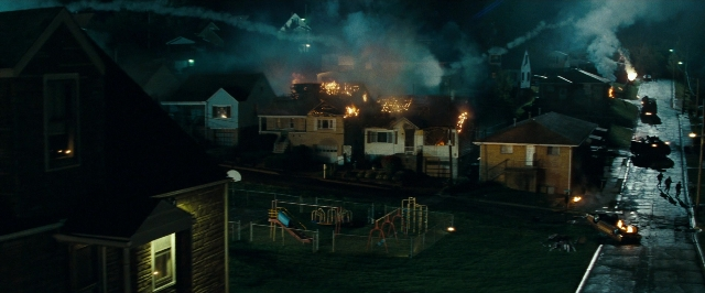Wide shot frame from Super 8 — action, show, subject