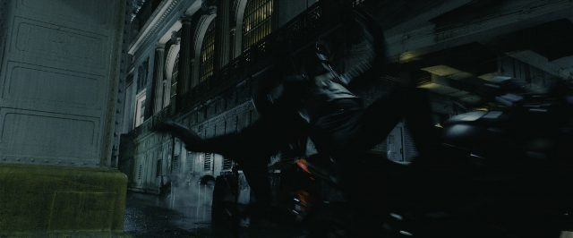 Wide shot frame from John Wick: Chapter 3 - Parabellum — street, night, building