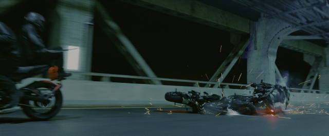 Frame from John Wick: Chapter 3 - Parabellum — street, night, motorcycle