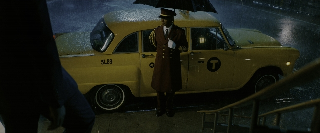 Frame from John Wick: Chapter 3 - Parabellum — standing, street, hat