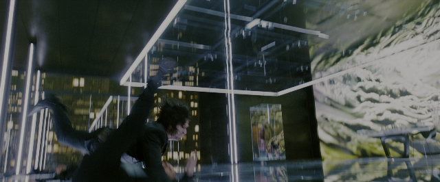 Wide shot frame from John Wick: Chapter 3 - Parabellum — hand, person, human face