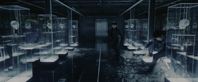 Wide shot frame from John Wick: Chapter 3 - Parabellum — walking, room, water