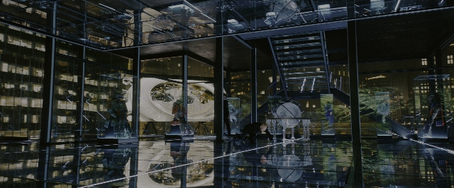 Wide shot frame from John Wick: Chapter 3 - Parabellum — room, mirror, glass