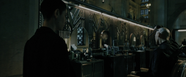 Wide shot frame from John Wick: Chapter 3 - Parabellum — sitting, standing, room