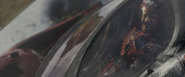 Wide shot frame from Power Rangers — people, action, show