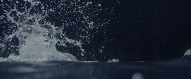 Wide shot frame from Power Rangers — water, fountain