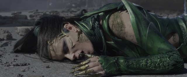 Wide shot frame from Power Rangers — person, human face