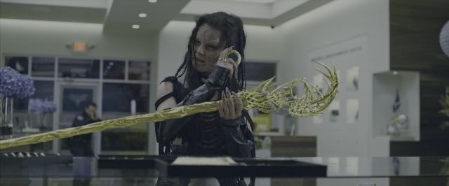 Wide shot frame from Power Rangers — people, action, show