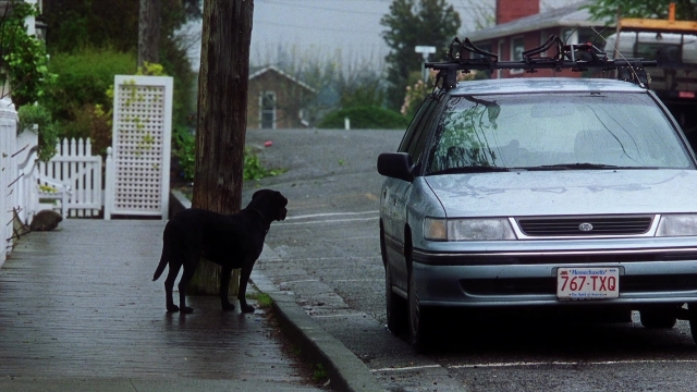 Wide shot frame from Practical Magic — standing, plate, street