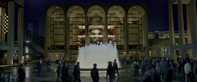 Wide shot frame from John Wick: Chapter Two — walking, night, glass