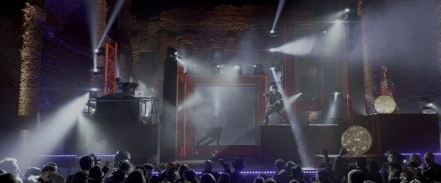 Wide shot frame from John Wick: Chapter Two — standing, person