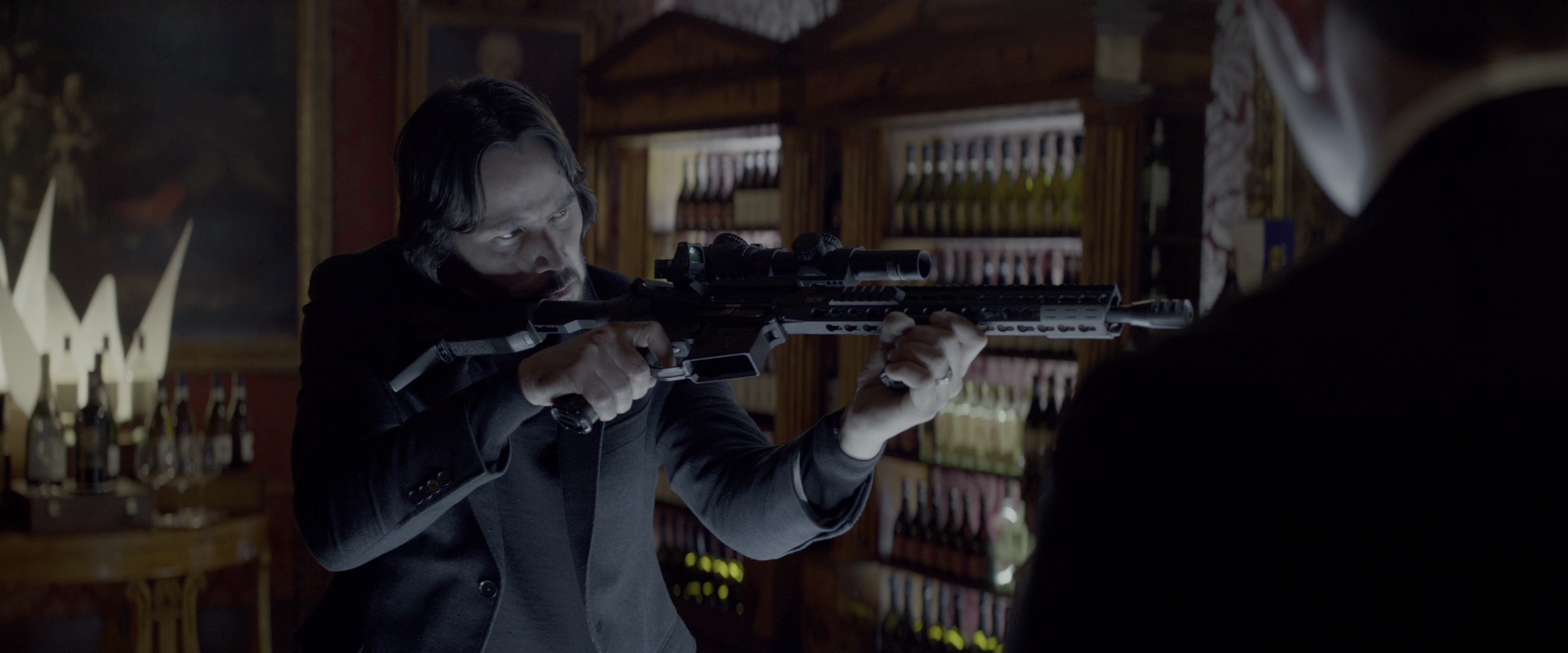 John Wick: Chapter Two (2017), wide, 2.40:1 — film still