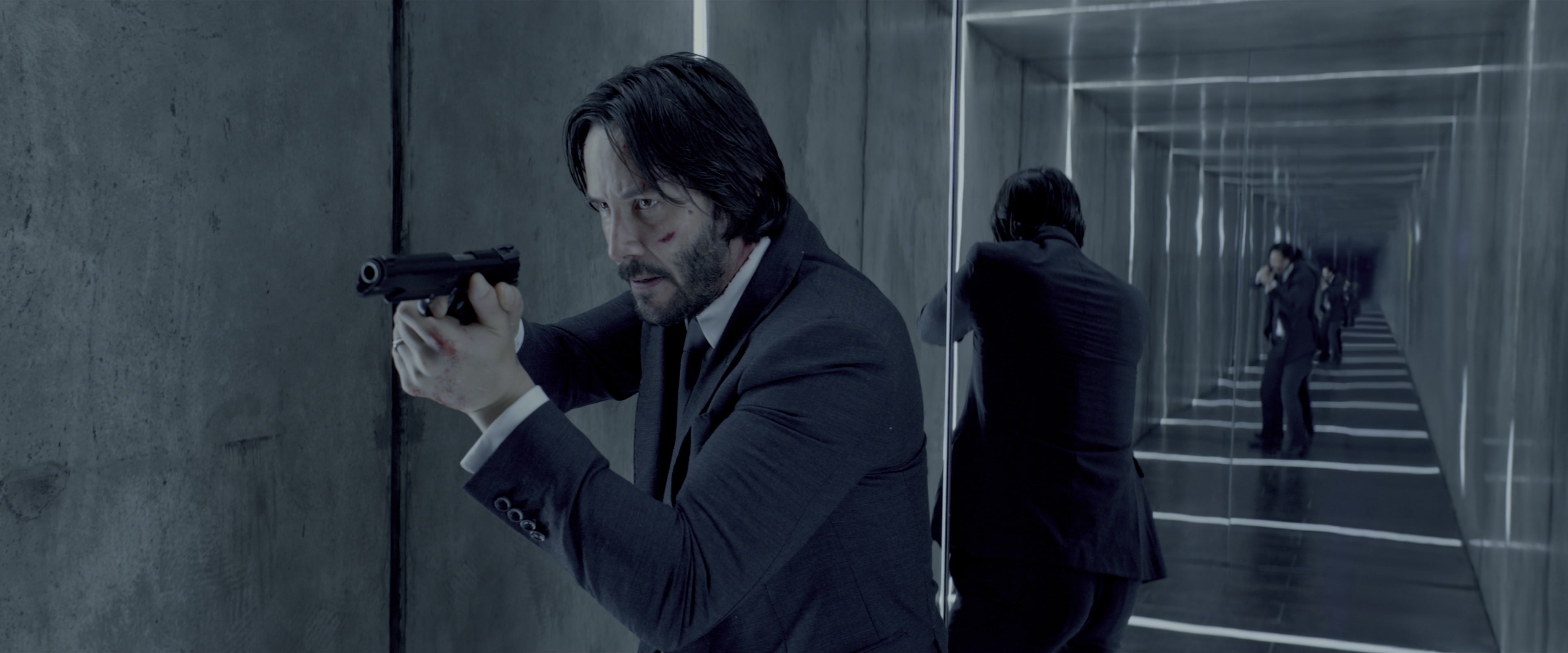 John Wick: Chapter Two (2017), wide, 2.40:1 — film still
