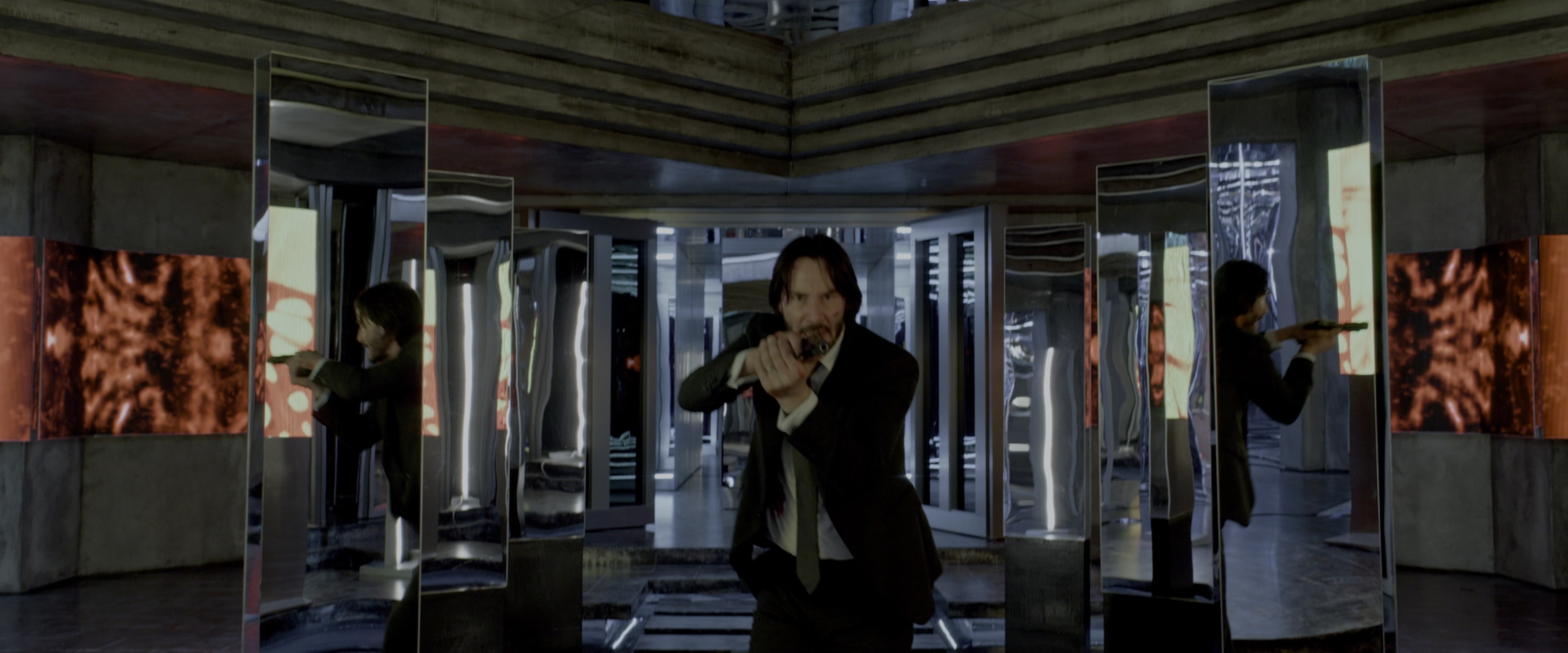 John Wick: Chapter Two (2017), wide, 2.40:1 — film still