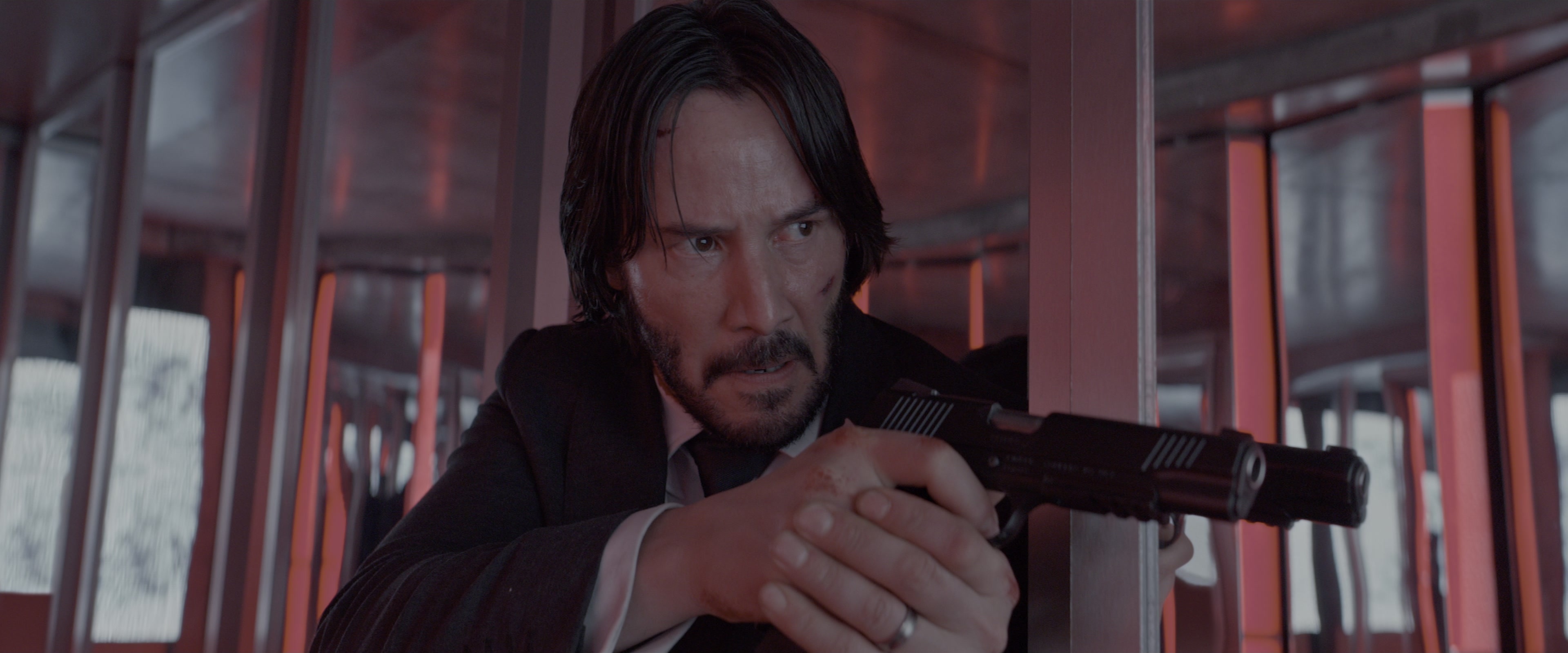 John Wick: Chapter Two (2017), wide, 2.40:1 — film still