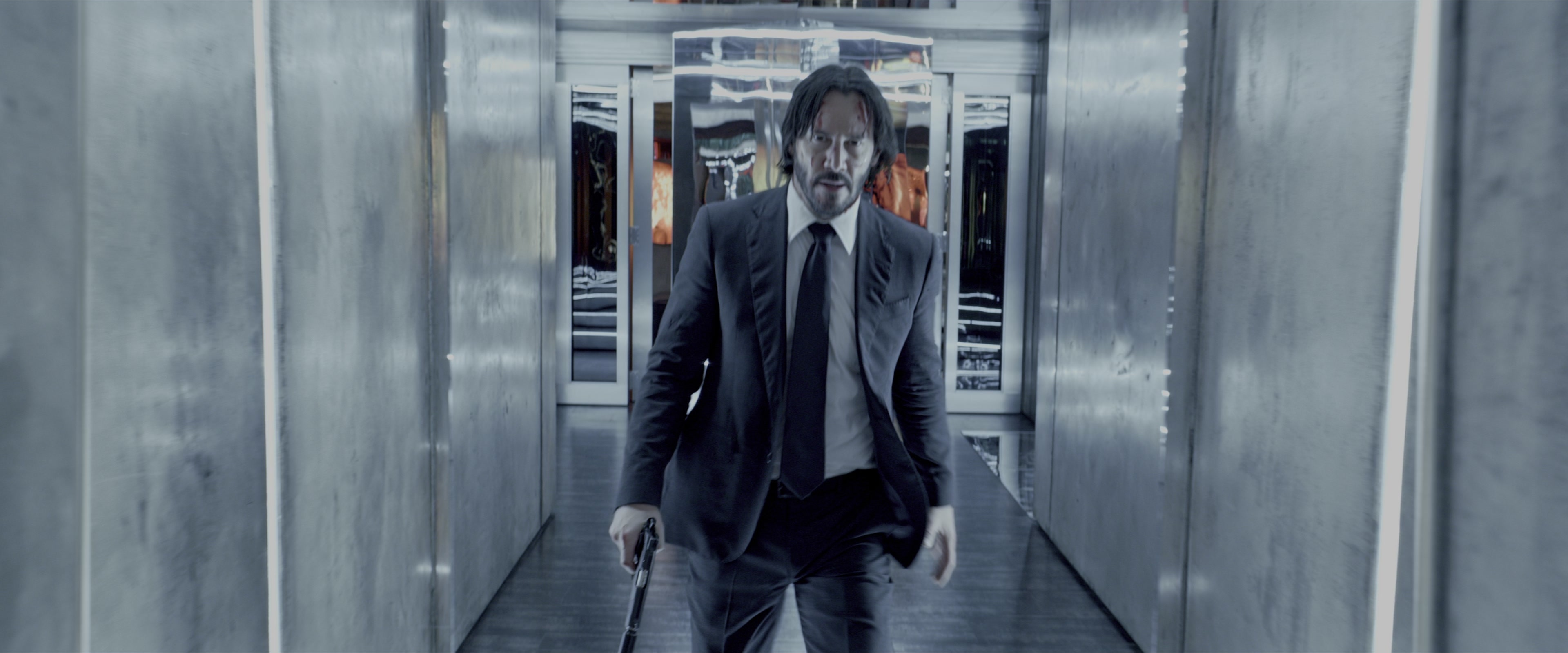John Wick: Chapter Two (2017), wide, 2.40:1 — film still