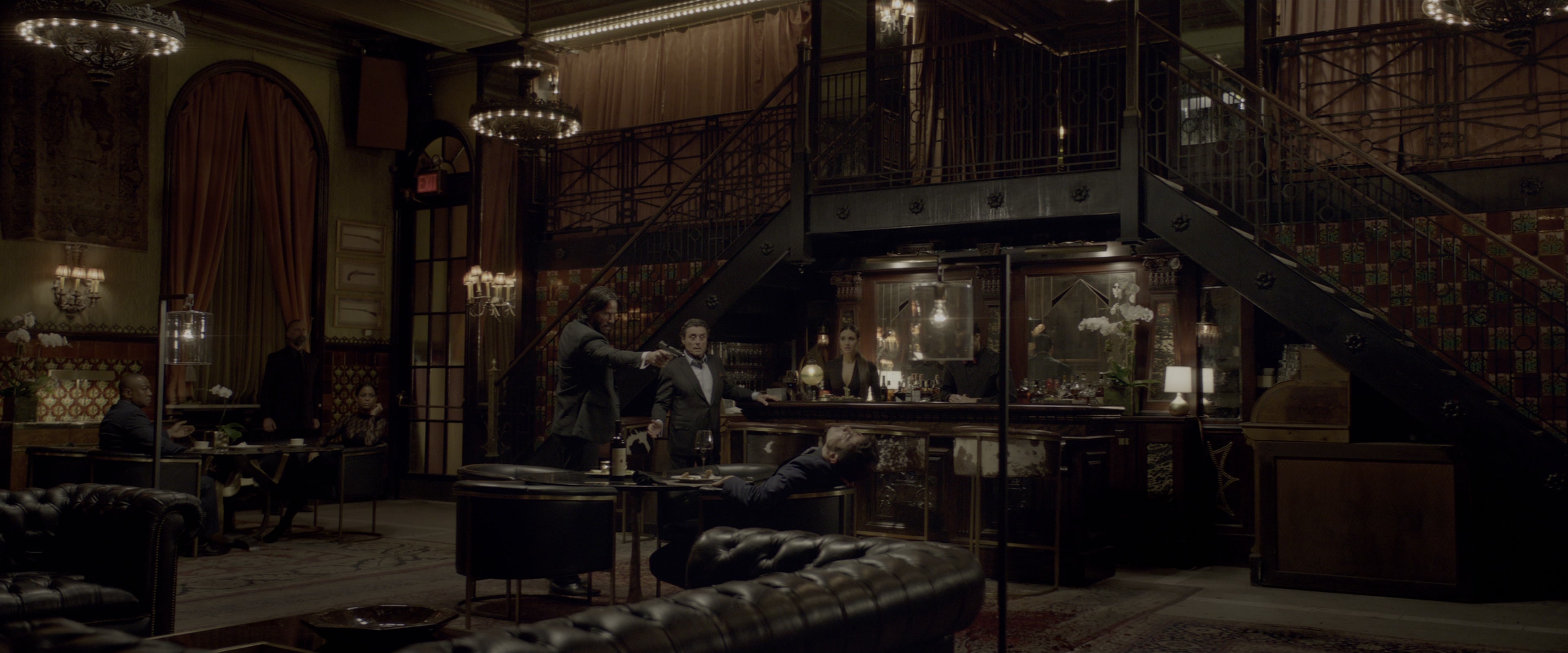 John Wick: Chapter Two (2017), wide, 2.40:1 — film still