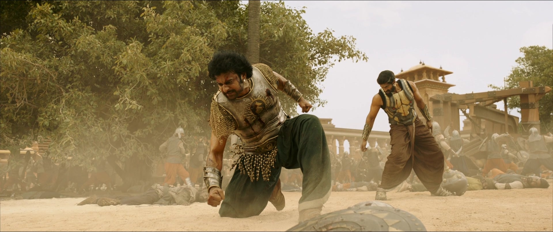 Bãhubali 2: The Conclusion (2017), wide, 2.38:1 — film still