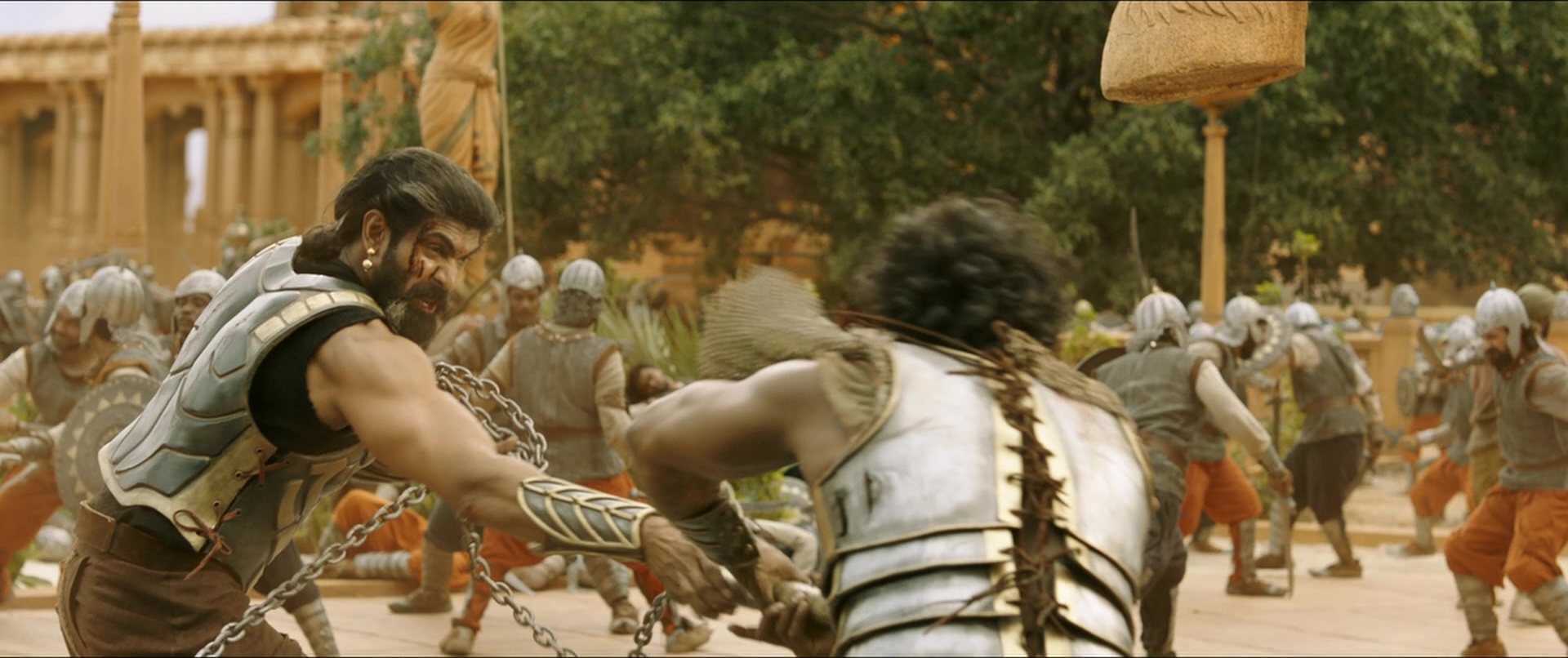 Bãhubali 2: The Conclusion (2017), wide, 2.38:1 — film still