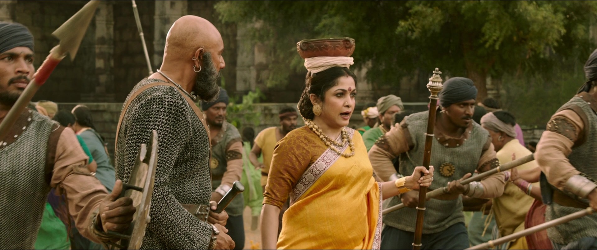 Bãhubali 2: The Conclusion (2017), wide, 2.38:1 — film still
