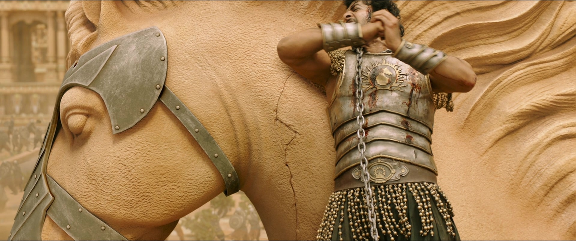 Bãhubali 2: The Conclusion (2017), wide, 2.38:1 — film still