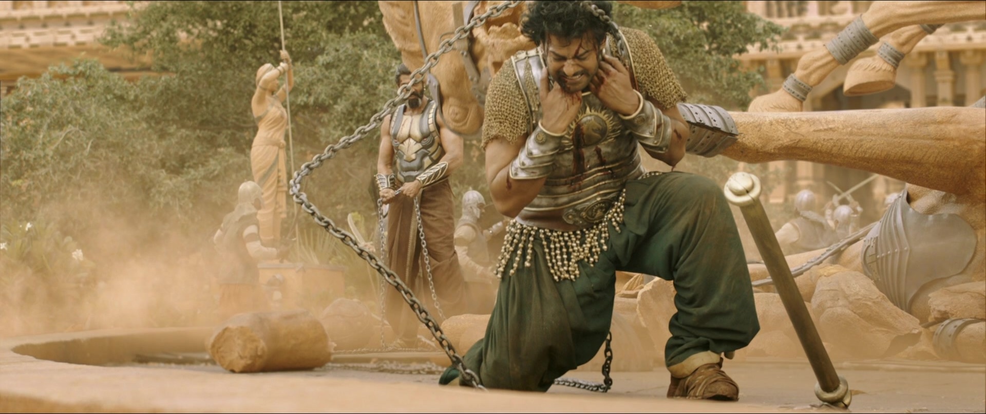 Bãhubali 2: The Conclusion (2017), wide, 2.38:1 — film still