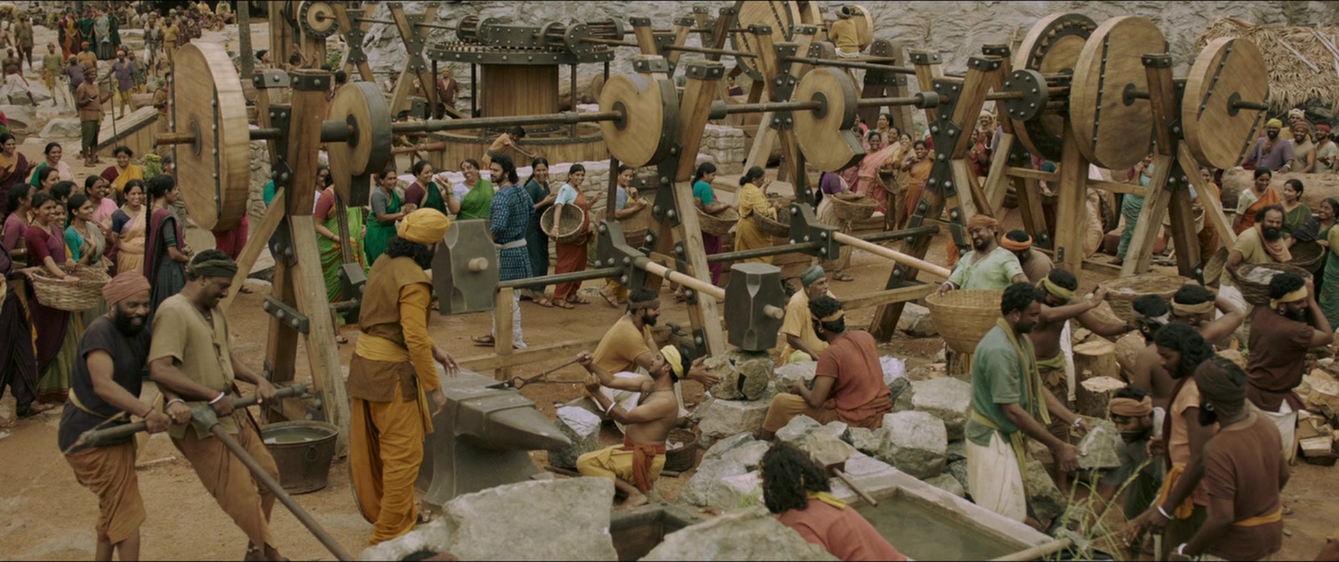 Bãhubali 2: The Conclusion (2017), wide, 2.38:1 — film still