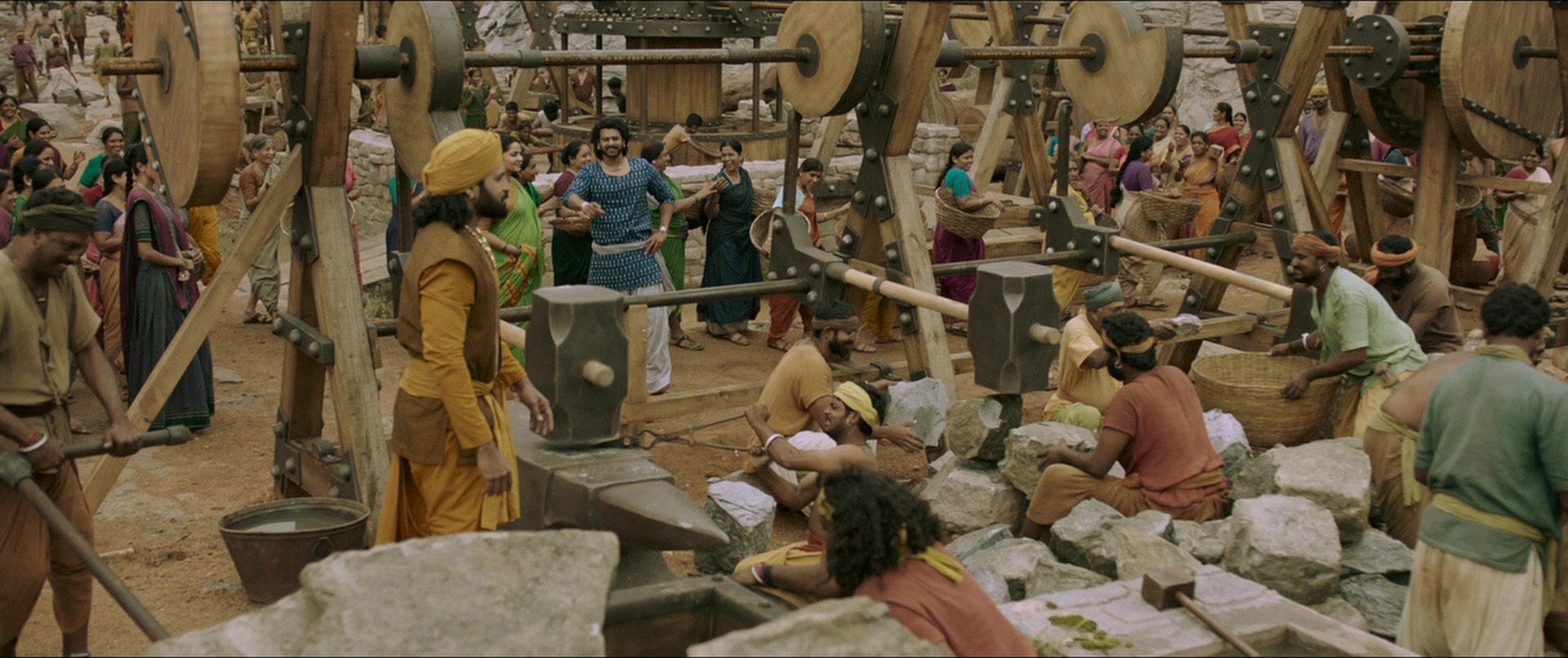 Bãhubali 2: The Conclusion (2017), wide, 2.38:1 — film still
