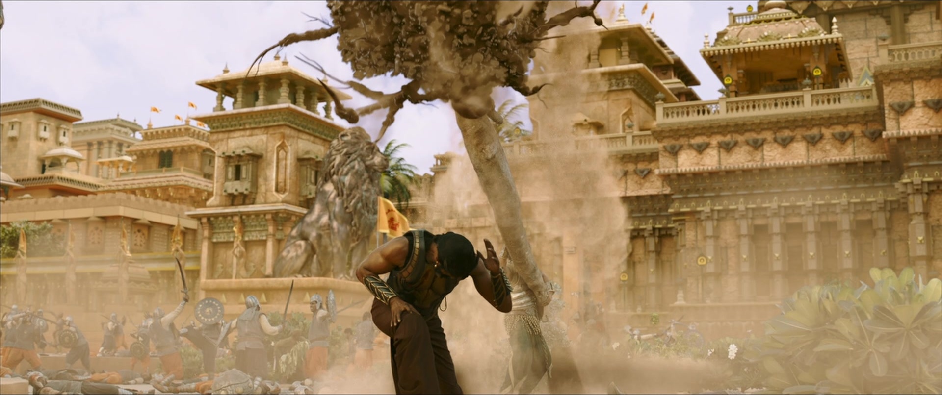 Bãhubali 2: The Conclusion (2017), wide, 2.38:1 — film still