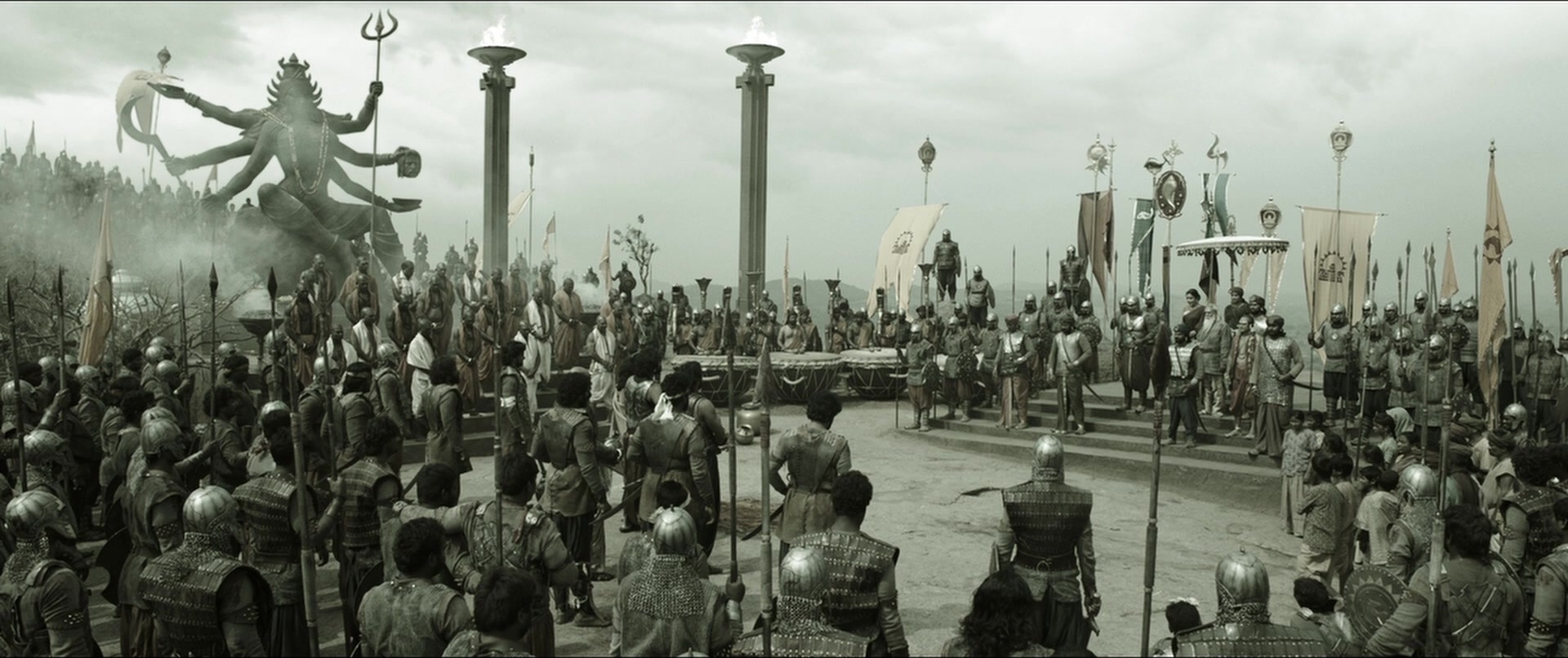 Bãhubali 2: The Conclusion (2017), wide, 2.38:1 — film still