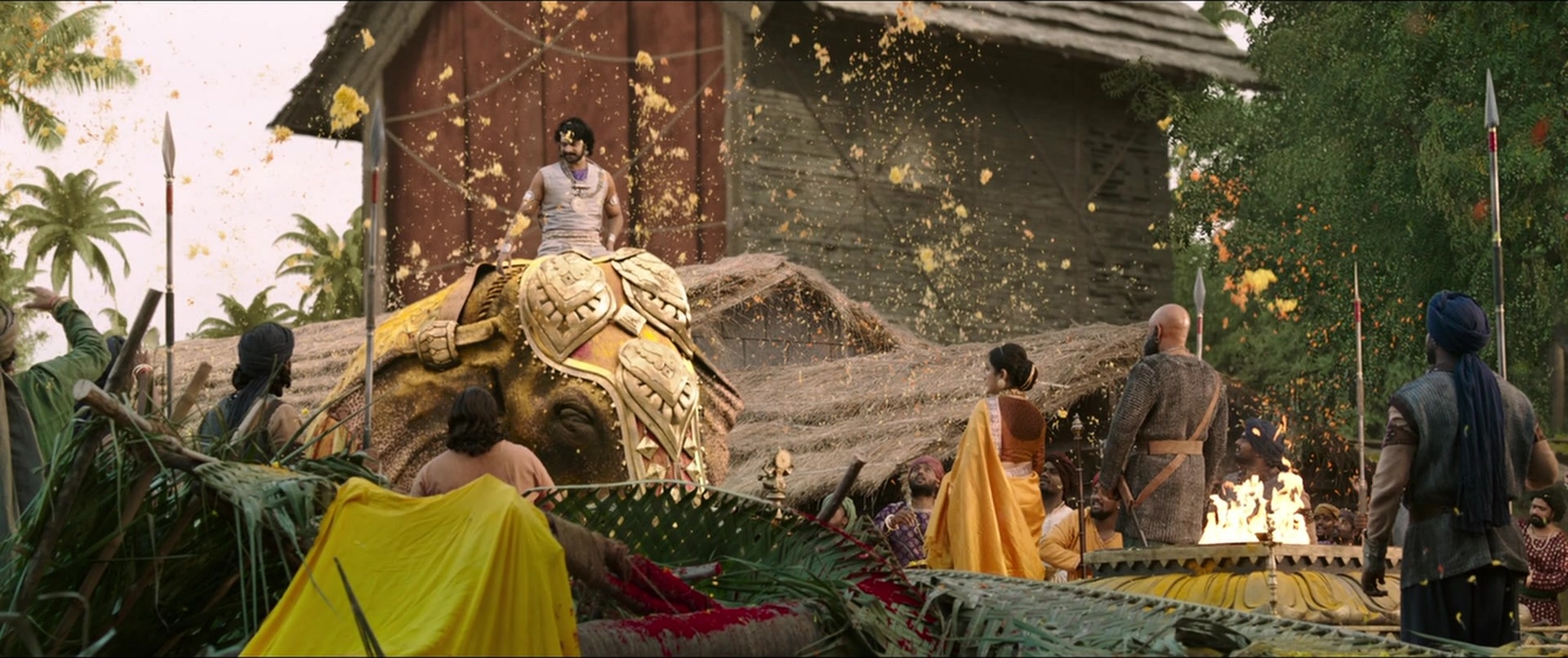 Bãhubali 2: The Conclusion (2017), wide, 2.38:1 — film still